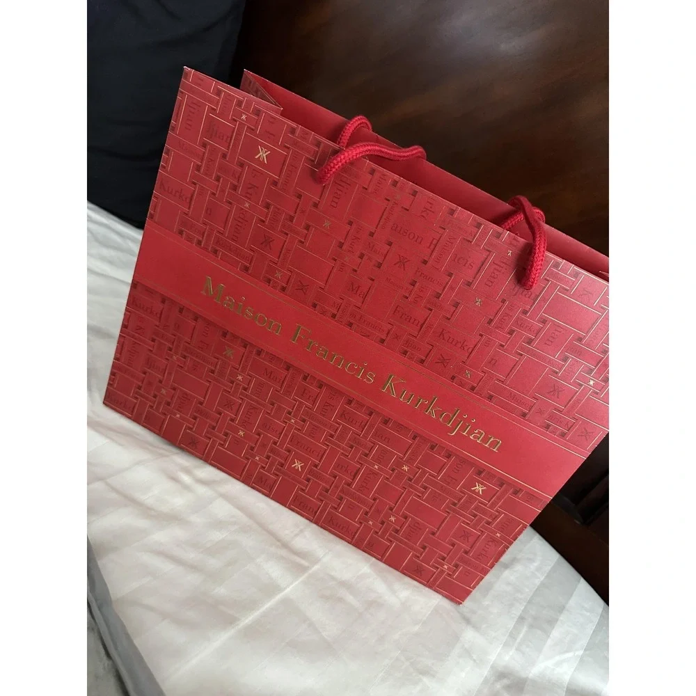 Maison Francis Kurkdjian Red‎ Paper Shopping Gift Bag Medium Rope Handles